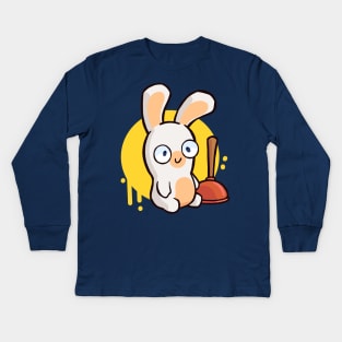 A Little Rabbid Kids Long Sleeve T-Shirt